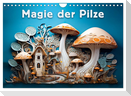 Magie der Pilze (Wandkalender 2025 DIN A4 quer), CALVENDO Monatskalender