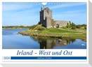 Irland - West und Ost (Wandkalender 2024 DIN A4 quer), CALVENDO Monatskalender