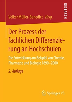 Müller-Benedict, Volker (Hrsg.). Der Prozess der fachlichen Differenzierung an Hochschulen - Die Entwicklung am Beispiel von Chemie, Pharmazie und Biologie 1890-2000. Springer Fachmedien Wiesbaden, 2014.