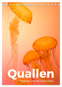 Quallen - Beeindruckende Wassertiere (Tischkalender 2024 DIN A5 hoch), CALVENDO Monatskalender