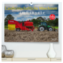 Landwirtschaftliche Maschinen im Einsatz (hochwertiger Premium Wandkalender 2025 DIN A2 quer), Kunstdruck in Hochglanz