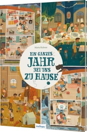 Ein ganzes Jahr bei uns zu Hause - Willkommen im bunten Wimmel-Haus, Bilderbuch ab 3. Esslinger Verlag, 2024.