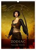 Zodiac Fantasy Circle (Wall Calendar 2025 DIN A3 portrait), CALVENDO 12 Month Wall Calendar