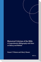 Rhetorical Criticism of the Bible