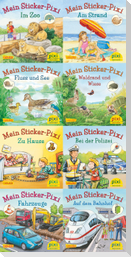 Pixi-Serie Nr. 234. Pixis neue Sticker-Bücher (8x8 Exemplare)