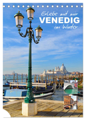Erlebe mit mir Venedig im Winter (Tischkalender 2024 DIN A5 hoch), CALVENDO Monatskalender