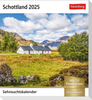 Schottland Sehnsuchtskalender 2025 - Wochenkalender mit 53 Postkarten