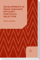 Developments in Mean-Variance Efficient Portfolio Selection