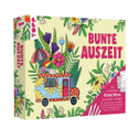 Bunte Auszeit - Die wunderbare Kreativbox. Ausmalset mit Markern