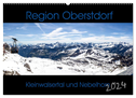 Region Oberstdorf - Kleinwalsertal und Nebelhorn (Wandkalender 2024 DIN A2 quer), CALVENDO Monatskalender