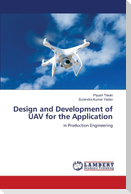 Design and Development of UAV for the Application