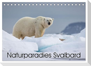Naturparadies Svalbard (Tischkalender 2024 DIN A5 quer), CALVENDO Monatskalender