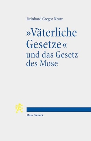 Kratz, Reinhard Gregor. "Väterliche Gesetze" und das Gesetz des Mose - Die Rolle der Tora im judäischen Aufstand gegen Antiochos IV. Mohr Siebeck GmbH & Co. K, 2024.