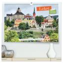 Loket - Das böhmische Rothenburg (hochwertiger Premium Wandkalender 2025 DIN A2 quer), Kunstdruck in Hochglanz