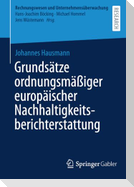 Grundsätze ordnungsmäßiger europäischer Nachhaltigkeitsberichterstattung