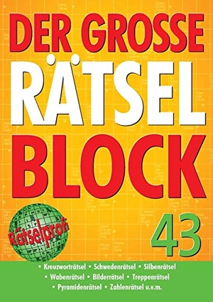 Der große Rätselblock 43. Naumann & Göbel Verlagsg., 2015.