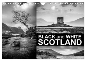 Mulder Corsa Media, Michiel. Black and White Scotland (Wall Calendar 2024 DIN A4 landscape), CALVENDO 12 Month Wall Calendar - Western Scotland in black and white pictures. Calvendo, 2023.