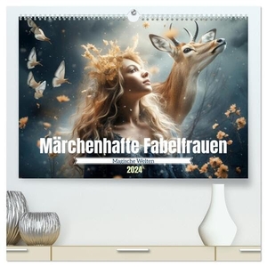 Tapper, Daniela. Märchenhafte Fabelfrauen (hochwertiger Premium Wandkalender 2024 DIN A2 quer), Kunstdruck in Hochglanz - In der Welt der Fantasie. Calvendo, 2023.