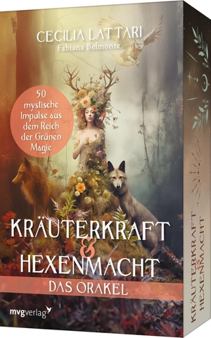 Lattari, Cecilia. Kräuterkraft & Hexenmacht - Das Orakel - 50 mystische Impulse aus dem Reich der Grünen Magie | Grüne Hexenkunst, Kräuterwissen und Naturmagie | Hochwertige Karten mit Begleitbuch. MVG Moderne Vlgs. Ges., 2026.
