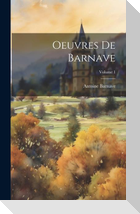 Oeuvres De Barnave; Volume 1