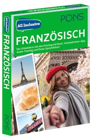 PONS All inclusive Französisch - Der Urlaubskurs für den Einstieg mit Buch, Vokabeltrainer-App, Audio-Training und Reise-Sprachführer. Pons Langenscheidt GmbH, 2024.