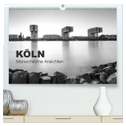 Köln - monochrome Ansichten (hochwertiger Premium Wandkalender 2025 DIN A2 quer), Kunstdruck in Hochglanz