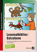 Lesemalblätter: Satzebene