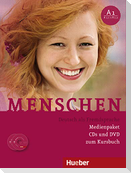 Menschen A1. 3 Audio-CDs und 1 DVD zum Kursbuch