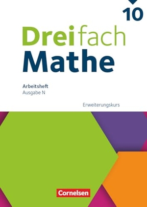 Dreifach Mathe 10. Schuljahr - Ausgabe N - Erweiterungskurs - Arbeitsheft mit Medien und Lösungen - Inkl. Erklärvideos und interaktiven Übungen. Cornelsen Verlag GmbH, 2025.