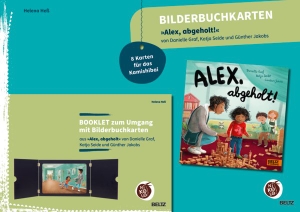 Heß, Helena. Bilderbuchkarten 'Alex, abgeholt!' von Danielle Graf und Katja Seide - 8 Karten für das Kamishibai mit Booklet. Beltz Verlagsgruppe, 2026.