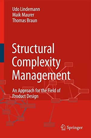 Lindemann, Udo / Braun, Thomas et al. Structural Complexity Management - An Approach for the Field of Product Design. Springer Berlin Heidelberg, 2010.