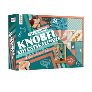 Der ultimative Knobelspiel-Adventskalender - Die besten IQ-Puzzles und Geduldsspiele für 24 Tage - 24 handverlesene Knobelspiele aus hochwertigem Material. Mit besonderem XXL-Rätsel zu Weihnachten. frechverlag GmbH, 2026.