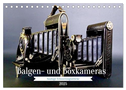 Balgen- und Boxkameras - Analoge Erinnerungsstücke (Tischkalender 2025 DIN A5 quer), CALVENDO Monatskalender