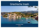 Griechische Inseln im Ionischen Meer (Wandkalender 2024 DIN A3 quer), CALVENDO Monatskalender