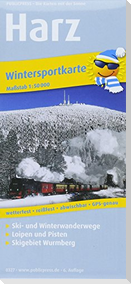 Harz Wintersportkarte 1 : 50 000