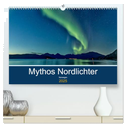 Norwegen - Mythos Nordlichter (hochwertiger Premium Wandkalender 2025 DIN A2 quer), Kunstdruck in Hochglanz