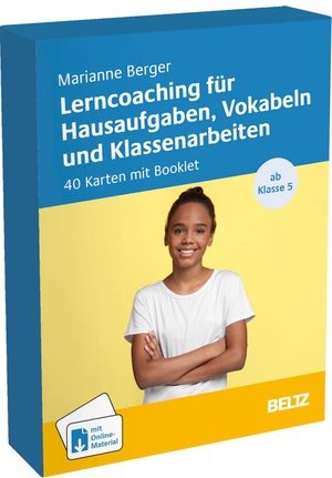 Berger-Riesmeier, Marianne. Lerncoaching für Hausaufgaben, Vokabeln und Klassenarbeiten - 40 Karten mit Booklet. Ab Klasse 5. Beltz Verlagsgruppe, 2023.