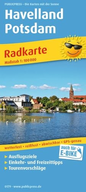 Havelland - Potsdam 1:100 000 - Radkarte mit Ausflugszielen, Einkehr- & Freizeittipps. Publicpress, 2018.