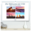Der Südwesten der USA: Wüsten, rote Felsen & Canyons (hochwertiger Premium Wandkalender 2024 DIN A2 quer), Kunstdruck in Hochglanz