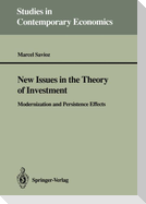 New Issues in the Theory of Investment