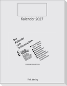Kalender zum Selbermachen 2027
