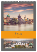 Prag - Die goldene Stadt an der Moldau (Wandkalender 2025 DIN A2 hoch), CALVENDO Monatskalender