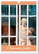 Charmantes fenêtres (Calendrier mural 2025 DIN A4 horizontal), CALVENDO calendrier mensuel