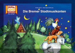 Grimm, Brüder / Beate Speck-Kafkoulas. Die Bremer Stadtmusikanten / Kamishibai Bildkarten - 12 Bildkarten für das Erzähltheater. Hase und Igel Verlag GmbH, 2024.