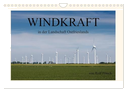 Windkraft in der Landschaft Ostfrieslands (Wandkalender 2024 DIN A4 quer), CALVENDO Monatskalender