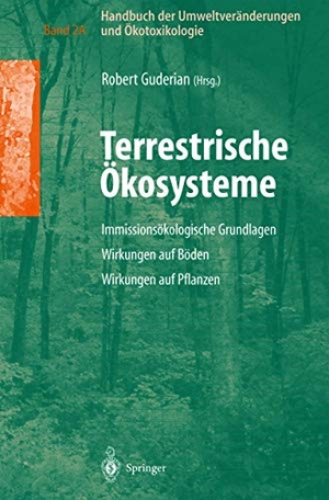 Guderian, Robert (Hrsg.). Handbuch der Umweltveränderungen und Ökotoxikologie - Band 2A: Terrestrische Ökosysteme Immissionsökologische Grundlagen Wirkungen auf Boden Wirkungen auf Pflanzen. Springer Berlin Heidelberg, 2001.