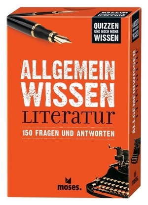 Küpper, Anke. Quizzen & Wissen Allgemeinwissen Literatur. moses. Verlag GmbH, 2026.