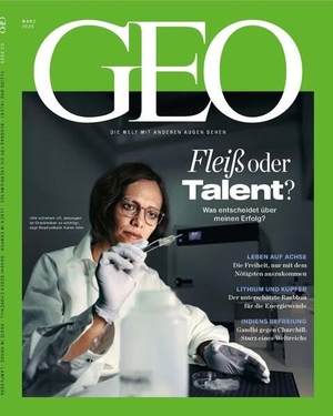 Schaefer, Jürgen / Katharina Schmitz. GEO 03/2025 - Fleiß oder Talent? - Seh die Welt mit anderen Augen. Gruner + Jahr Geo-Mairs, 2026.