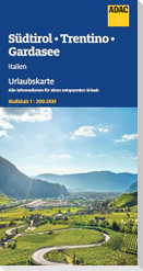 ADAC Urlaubskarte Südtirol, Trentino, Gardasee 1:200.000