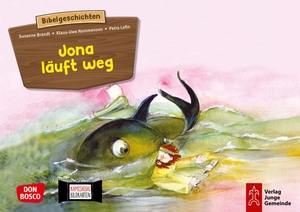 Brandt, Susanne / Klaus-Uwe Nommensen. Jona läuft weg. Kamishibai Bildkartenset. - Entdecken - Erzählen - Begreifen: Kinderbibelgeschichten.. Don Bosco Medien GmbH, 2018.